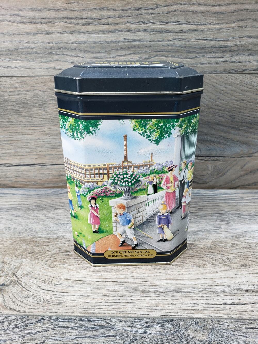 Hershey's Hugs Ice Cream Social Collectable Tin